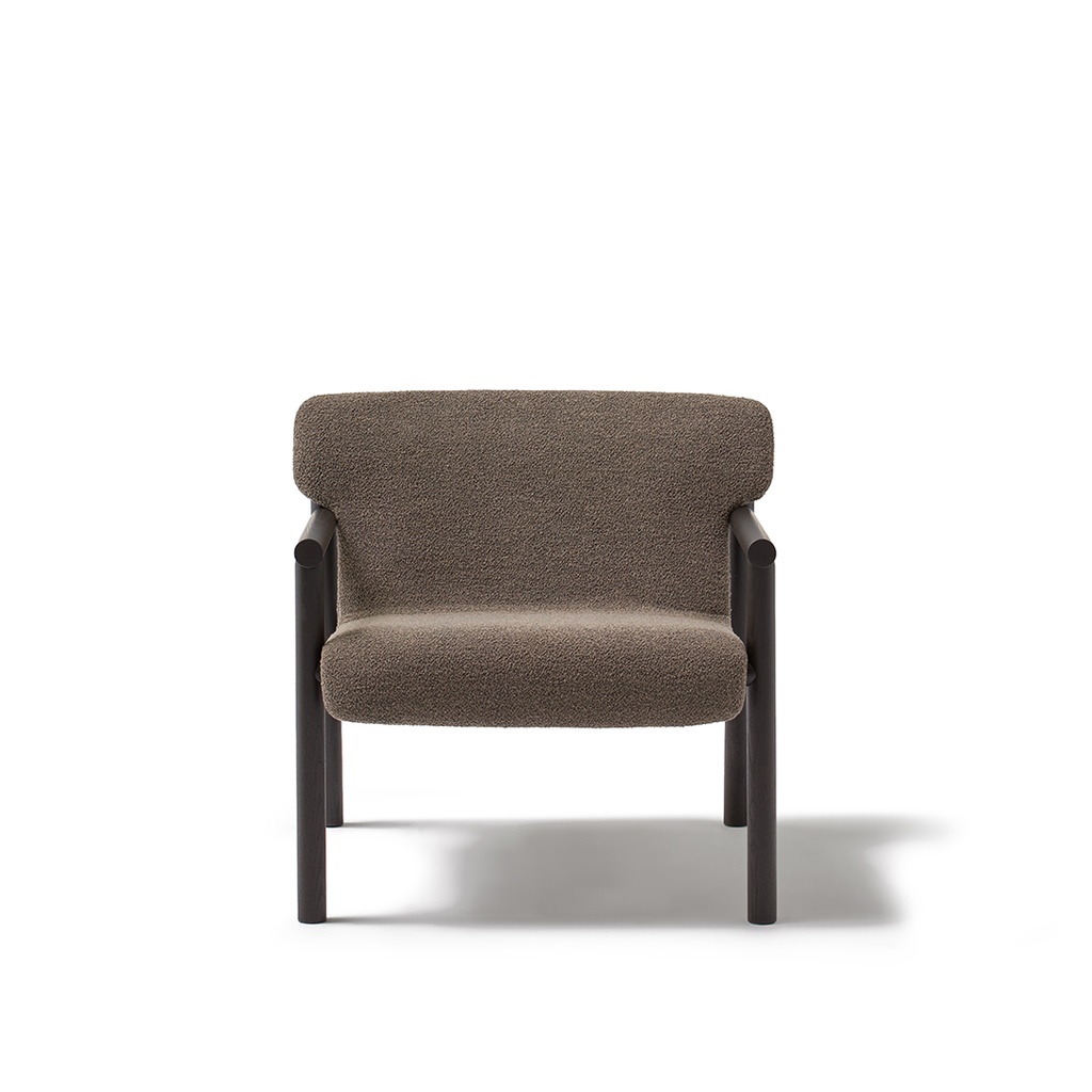 CODA Gepolsterter Sessel (Bio Steel, Madera Fresno Bosco Ash Wood)