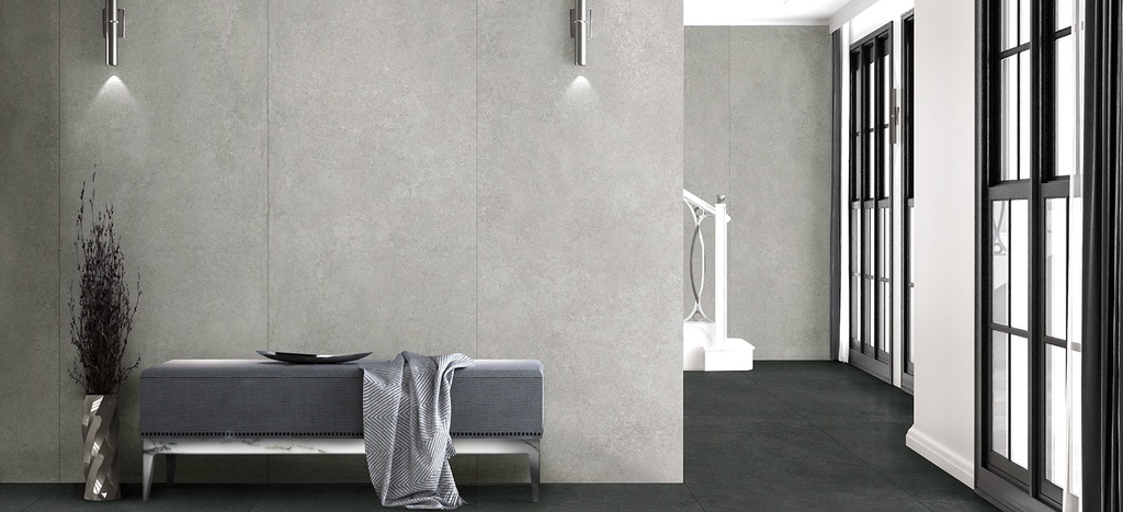Porcelaine — Atrium Grey Natural 1200 x 3000 - 6mm
