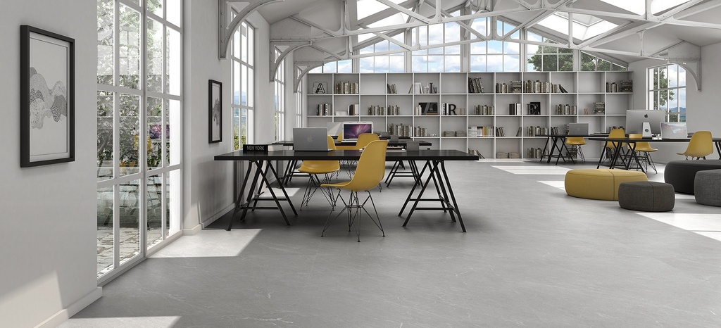 [MAT-ARKLAM-AVENUE-ASH-SILK-1200-X-3000-6MM] Feinsteinzeug — Avenue Ash Silk 1200 x 3000 - 6mm