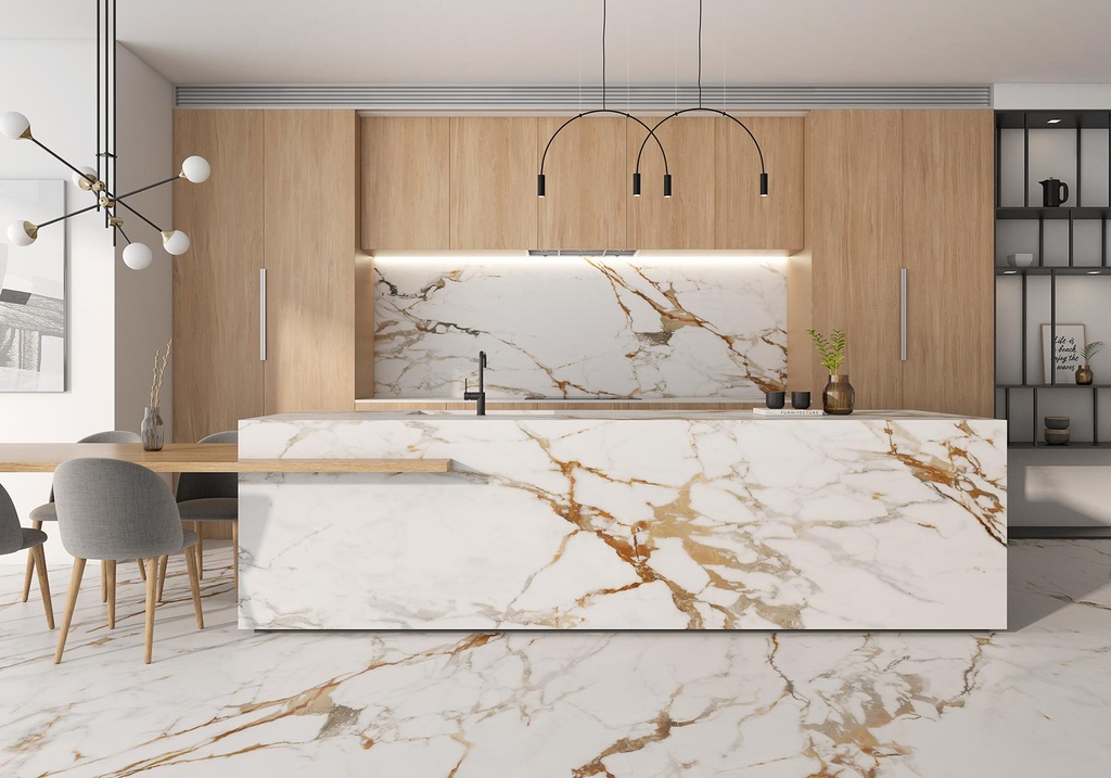 Feinsteinzeug — Calacatta Gold Hond 1500 x 3200 - 20mm