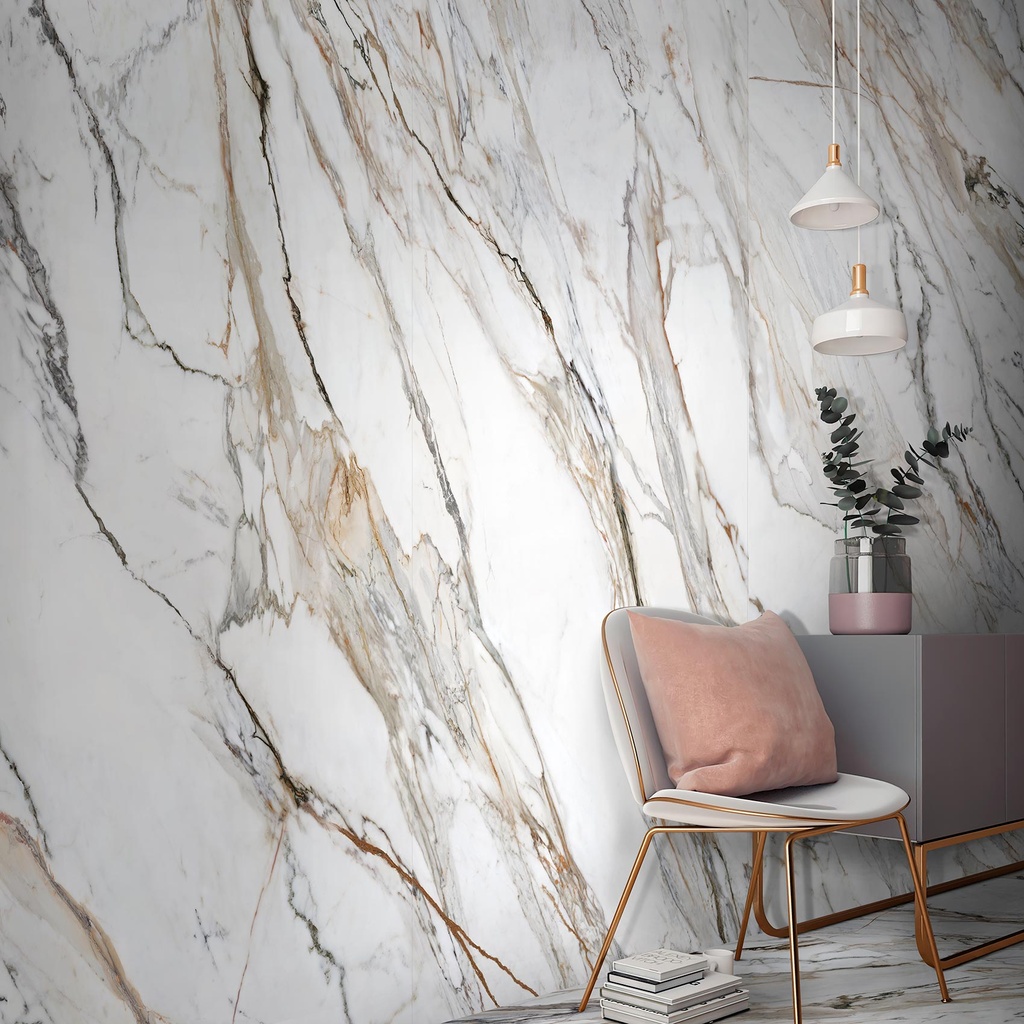 [MAT-ARKLAM-CALACATTA-PAONAZZO-HOND-1200-X-3000-6MM] Porcelain — Calacatta Paonazzo Honed 1200 x 3000 - 6mm