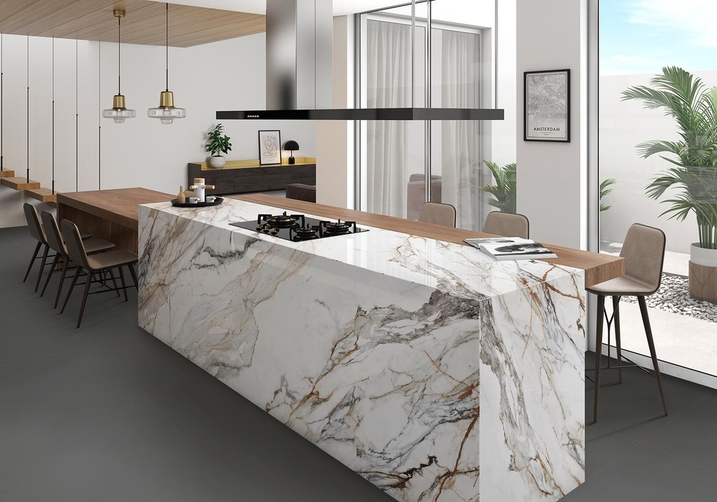 [MAT-ARKLAM-CALACATTA-PAONAZZO-POLISHED-1500-X-3200-12MM] Porcelain — Calacatta Paonazzo Polished 1500 x 3200 - 12mm