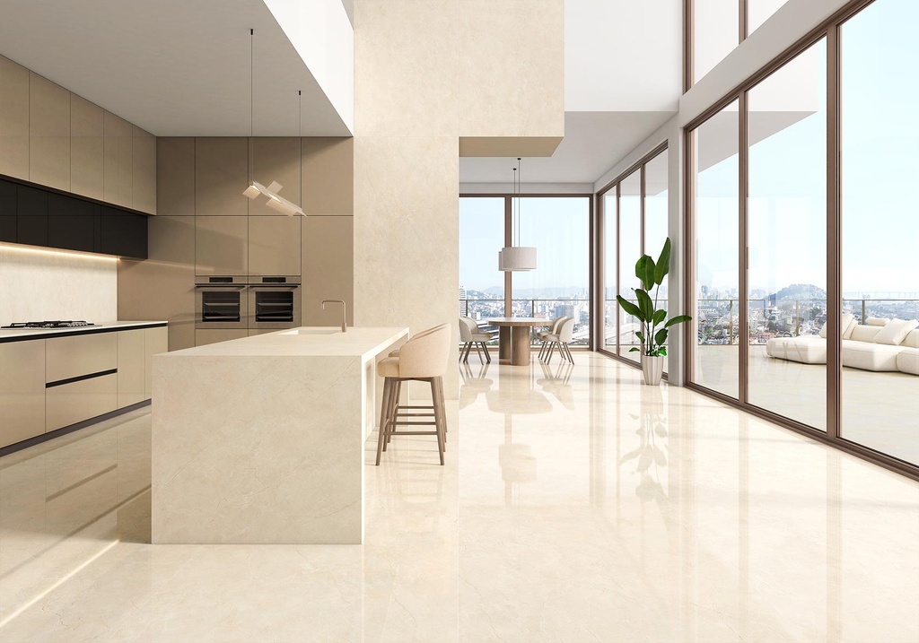 [MAT-ARKLAM-MARFIL-SUPREME-POLISHED-1200-X-3000-6MM] Feinsteinzeug — Marfil Supreme Polished 1200 x 3000 - 6mm