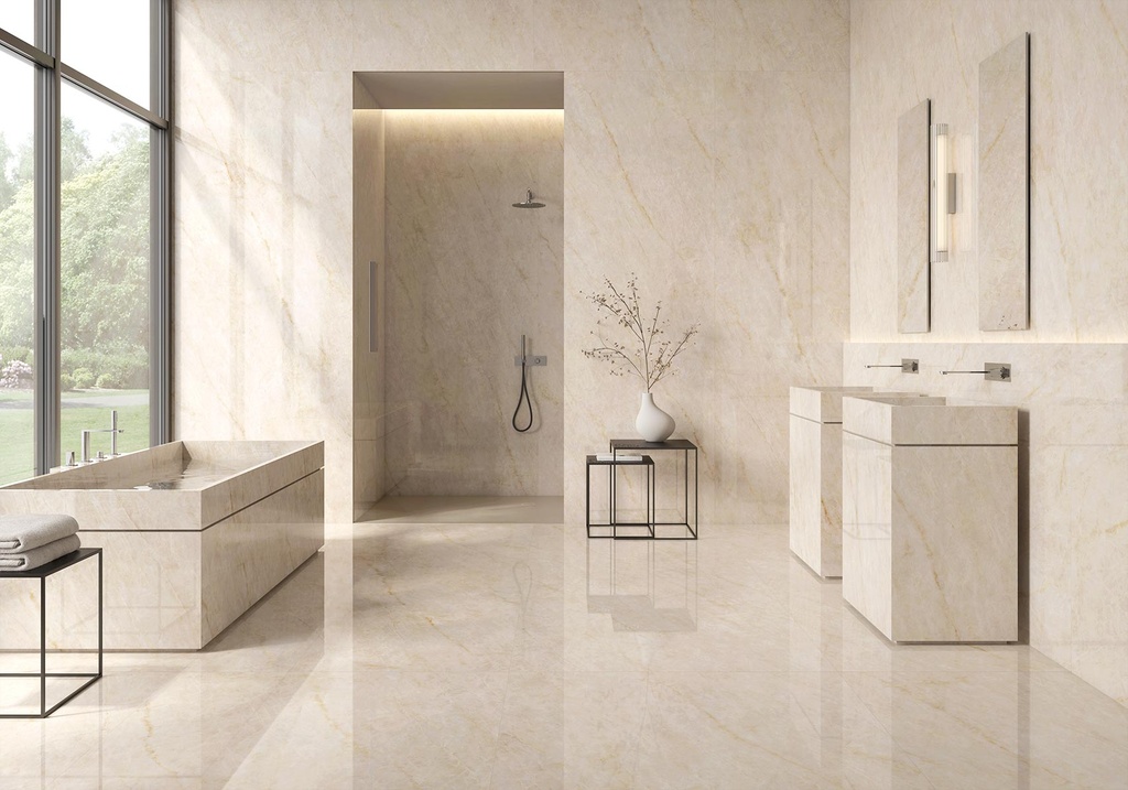[MAT-ARKLAM-TAJ-MAHAL-POLISHED-1200-X-3000-6MM] Porcelaine — Taj Mahal Polished 1200 x 3000 - 6mm